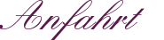 Anfahrt